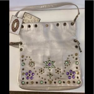 Steve Madden Woman’s Convertible Silver Bag One Bag 5 Different Styles